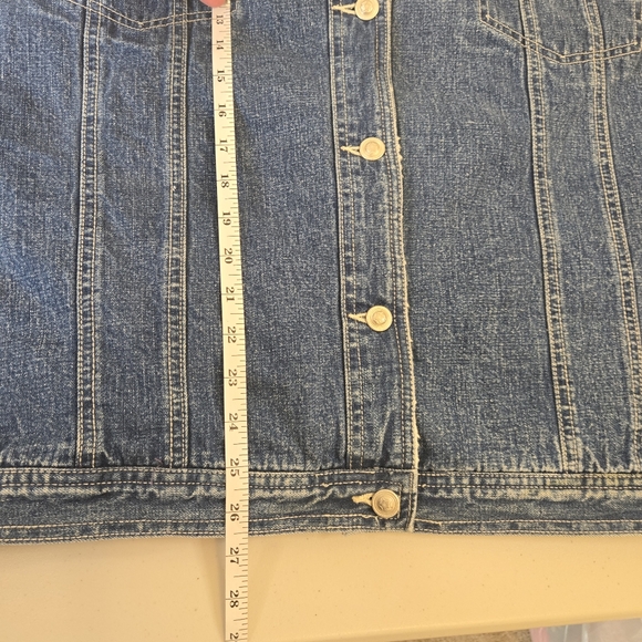 90's Great Northwest Denim Shearling Vest, 2X - Picture 11 of 11